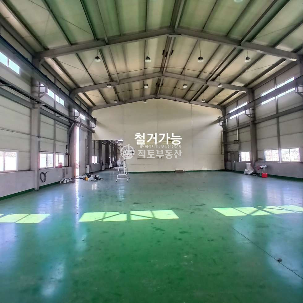 경기 화성만세구 팔탄면 화당리 가,나동 #팔탄공장 #257평공장임대 #호이스트 #고전력 #진입로 10m #넓은단독마당 월세 매물번호 10620 사진 4