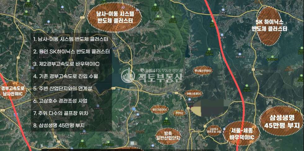 경기 안성시 고삼면 가유리 #안성고삼면#반도체 국가산단 인근#인허가 완료 #8,436평 공장부지 매매 매물번호 10701 사진 8